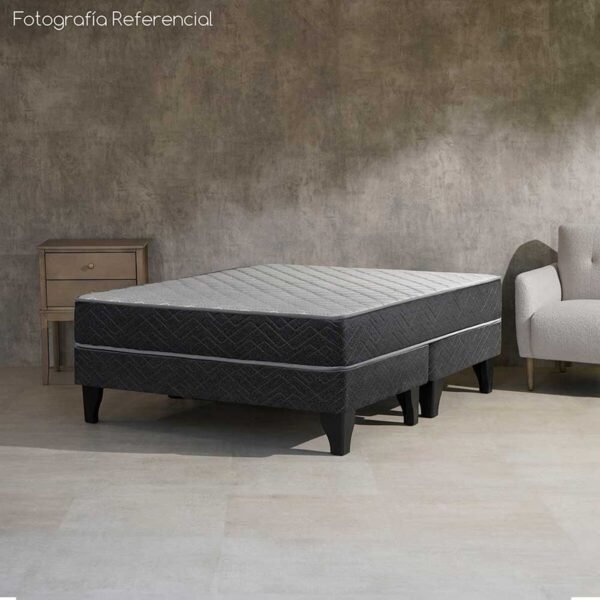 CAMA BD 2 PL CELTA APOLO BLACK - Imagen 2
