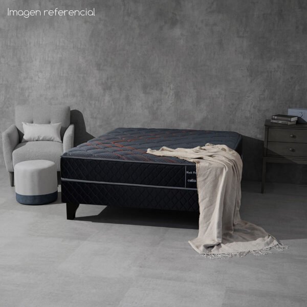 CAMA BD 2 PL CELTA BLACK PLUS - Imagen 2